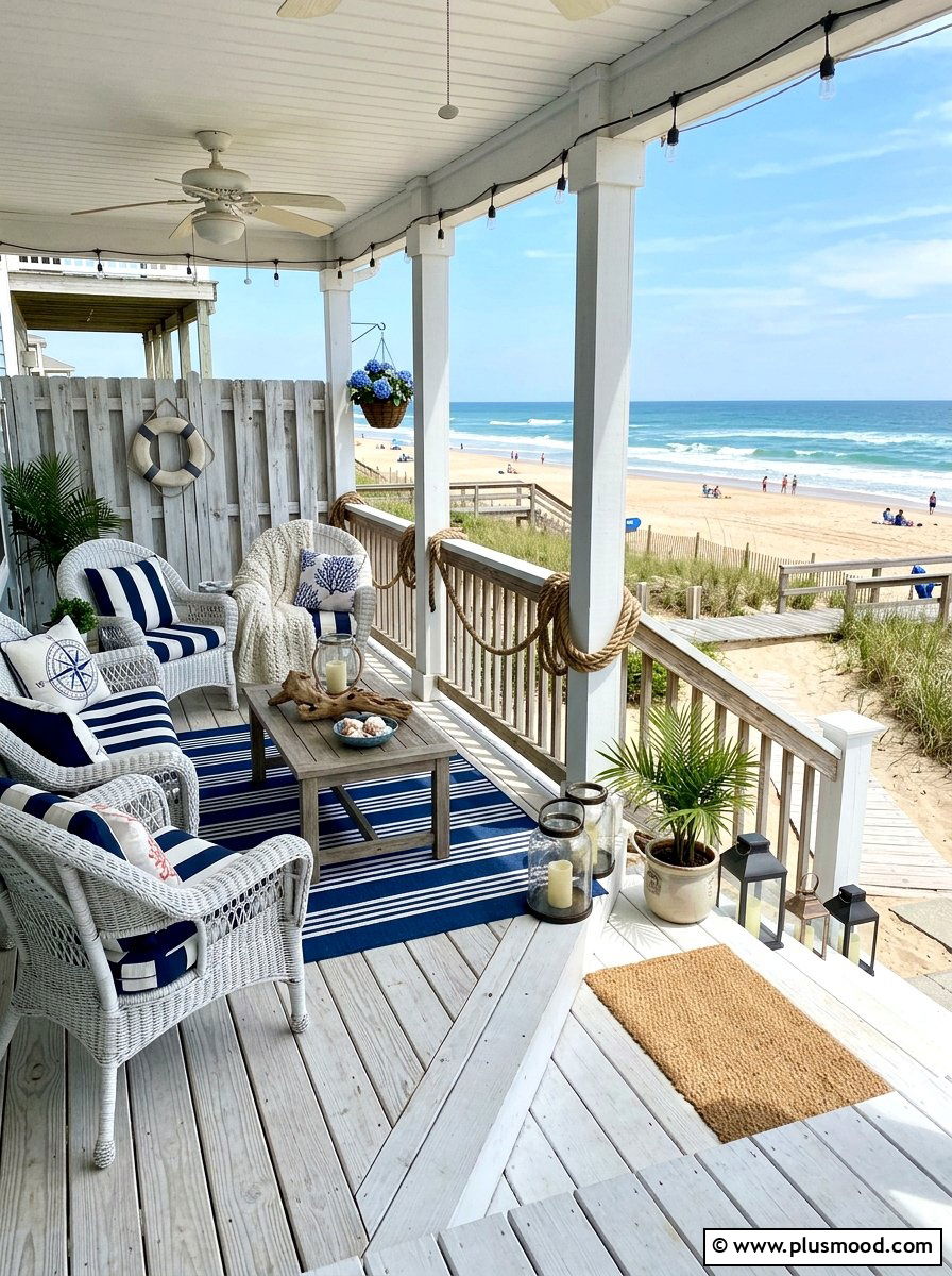 Coastal Porch Decor - 25 beautiful summer porch ideas