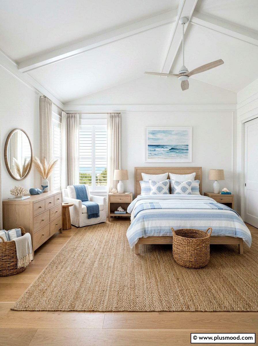 Coastal Style Bedroom - 25 elegant summer bedroom ideas