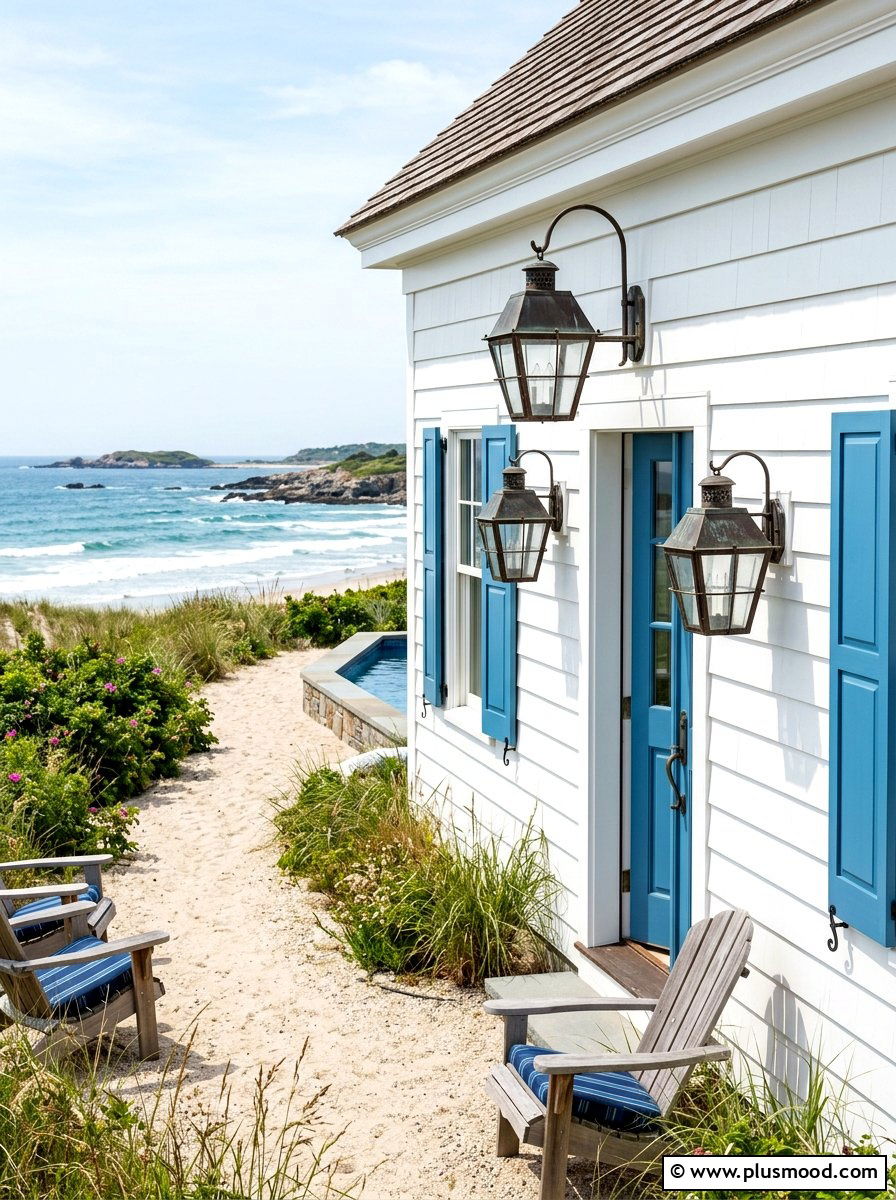 Coastal Style Lanterns For Pool House - 25 pool landscaping ideas with lanterns