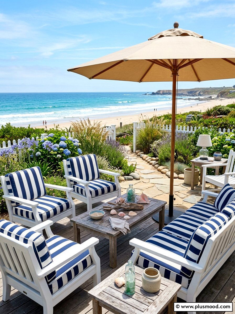 Coastal beach garden decor - 25 summer garden party ideas