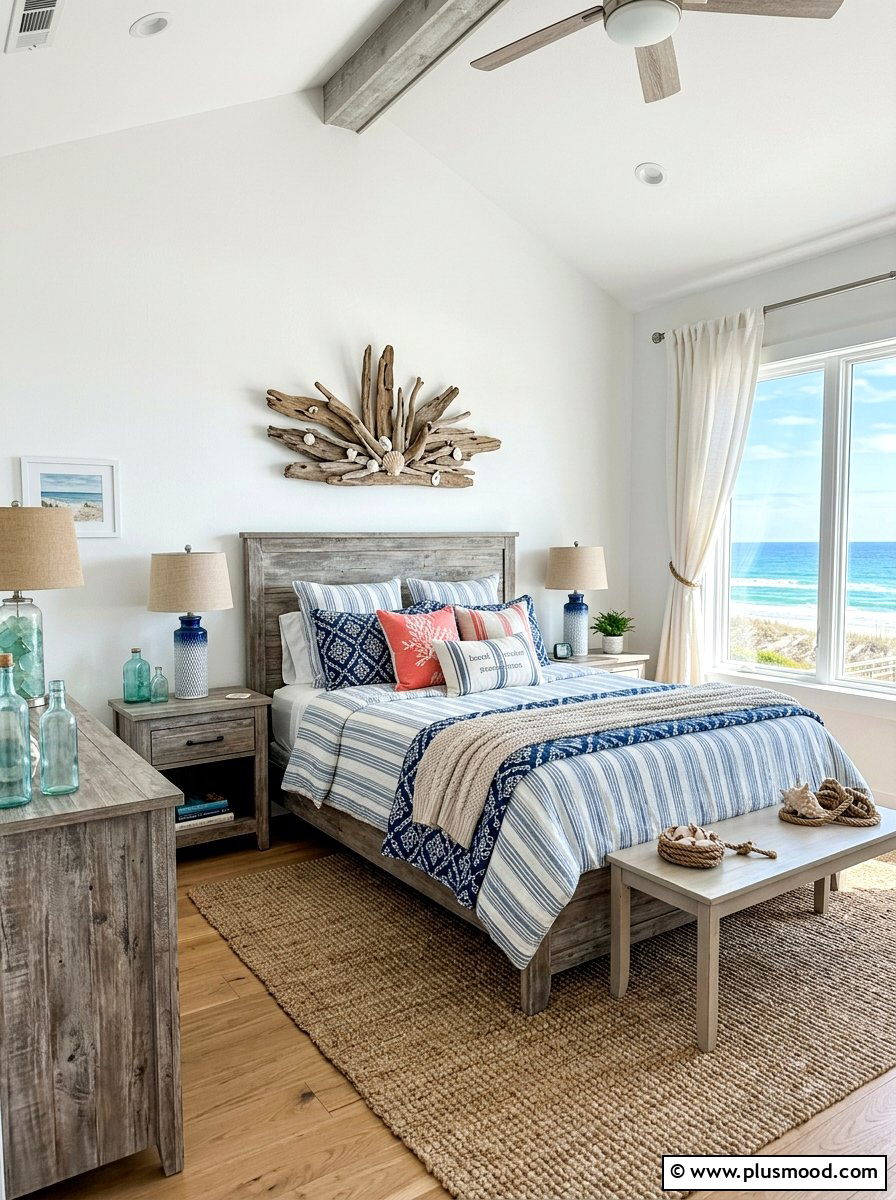 Coastal bedroom decor - 25 summer bedroom refresh ideas