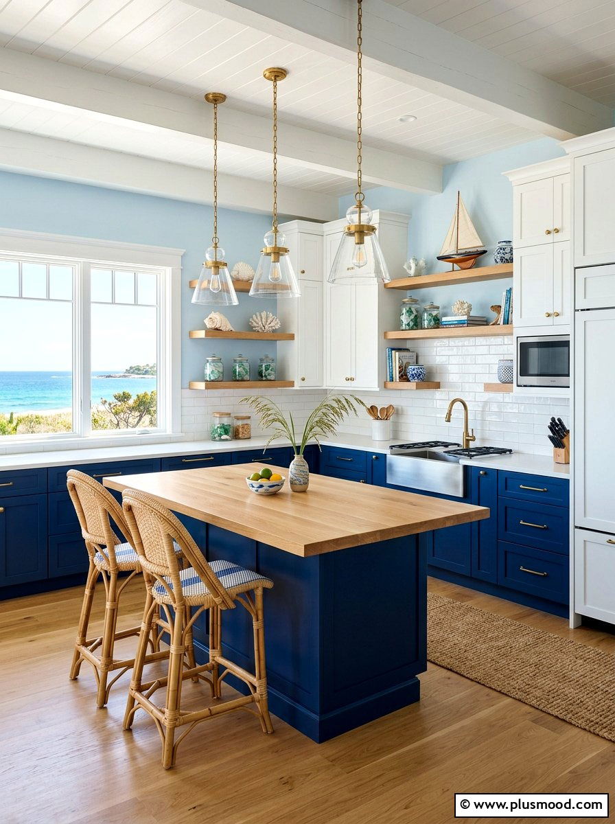 Coastal kitchen style - 25 summer kitchen decor ideas