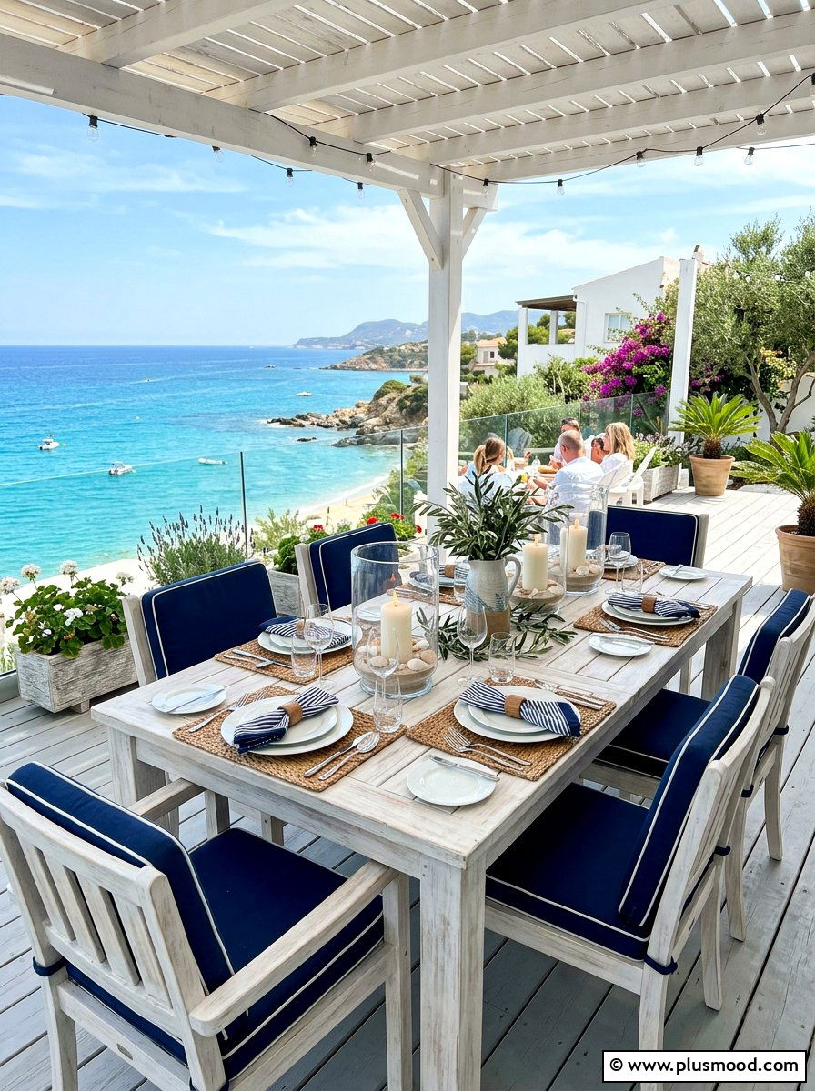 Coastal patio dining - 25 summer patio dining ideas
