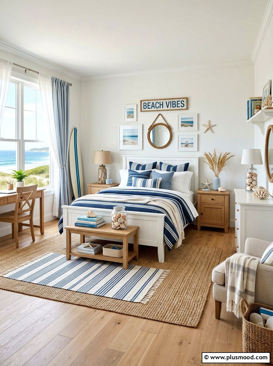 Coastal teen bedroom 1 - 25 summer teen bedroom ideas