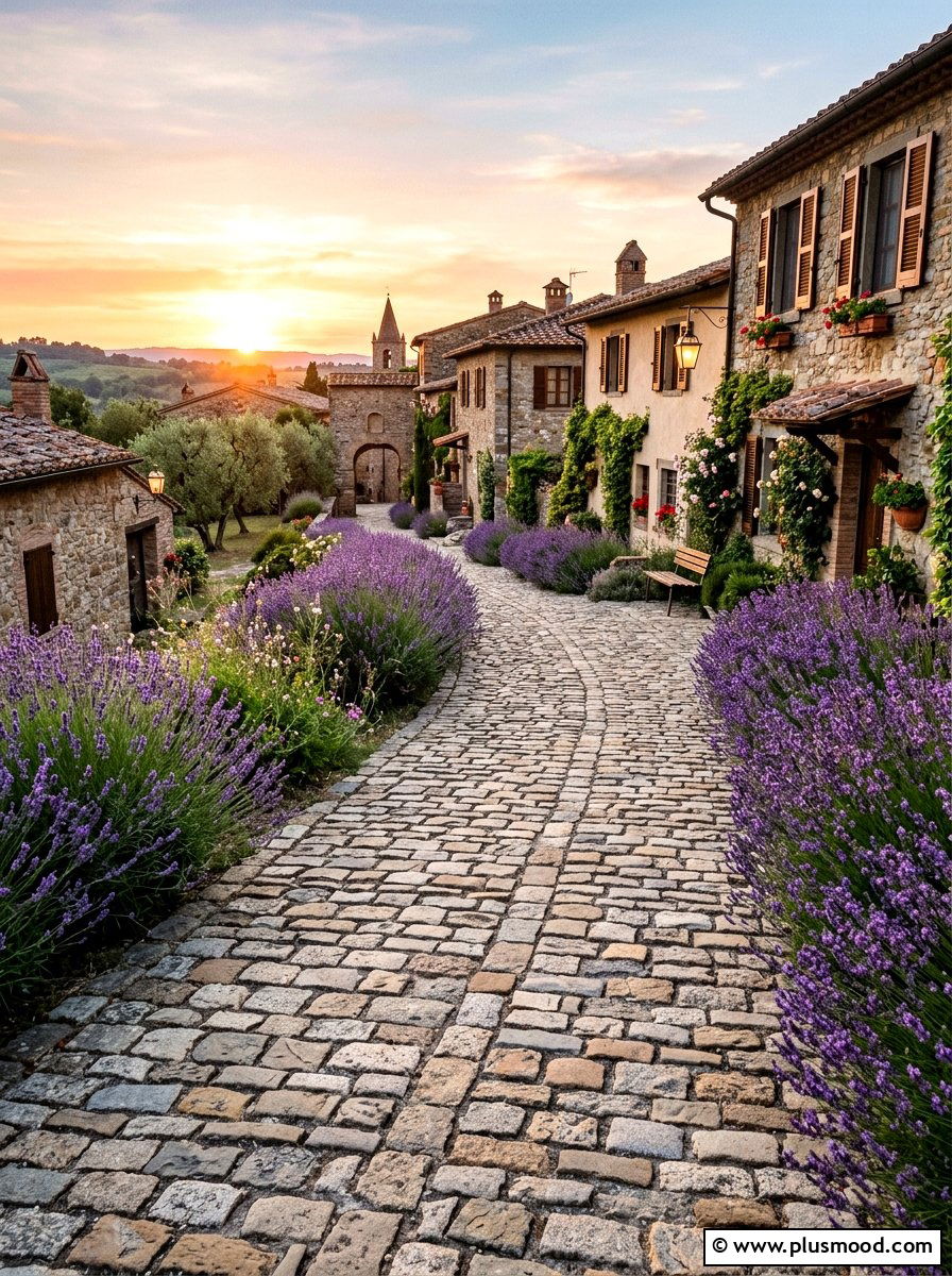 Cobblestone Walkway - 25 small backyard ideas with curved path