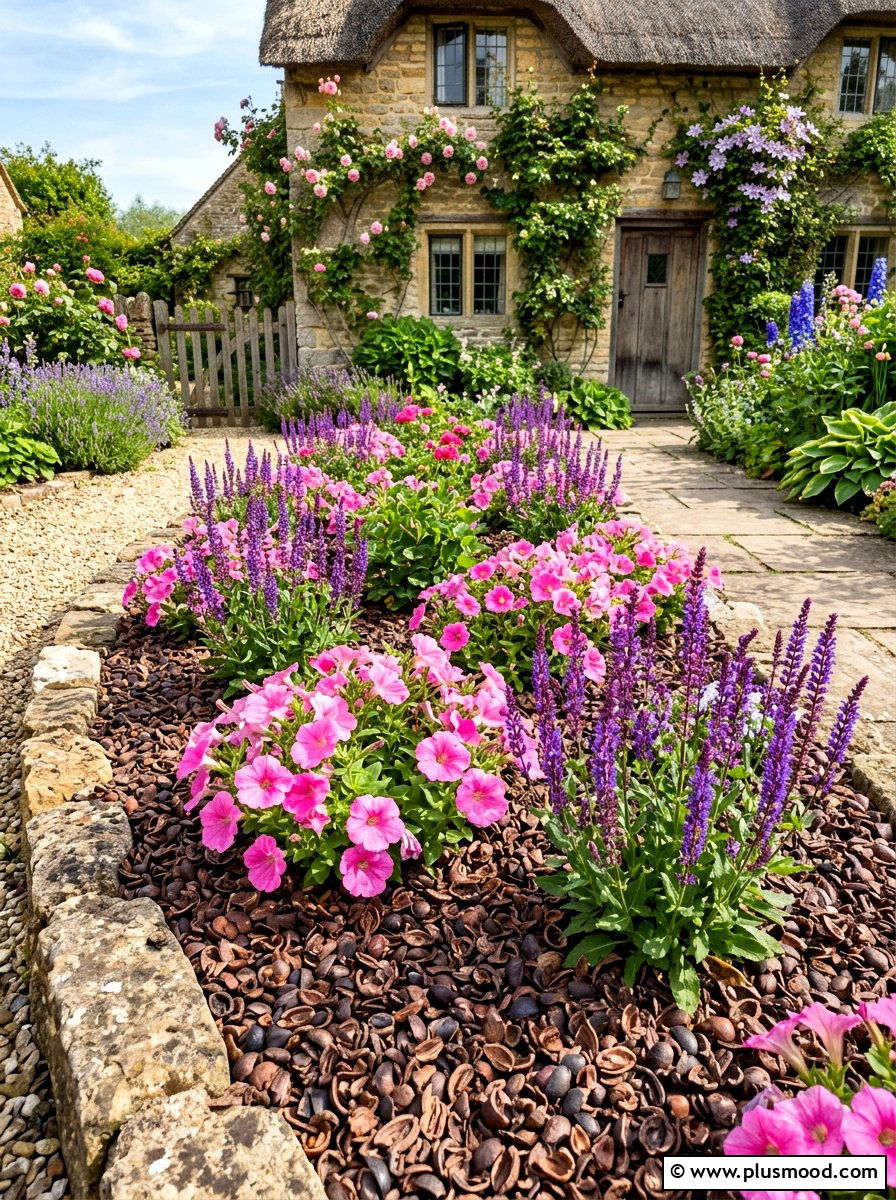 Cocoa bean shell mulch - 25 summer mulch ideas for summer landscaping