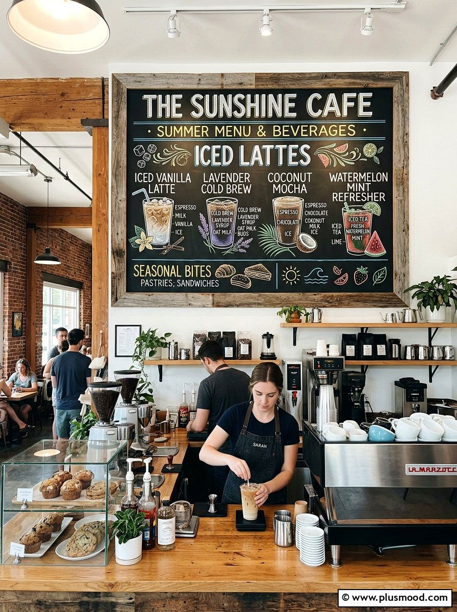 Coffee Bar Chalkboard - 25 summer coffee bar decor ideas