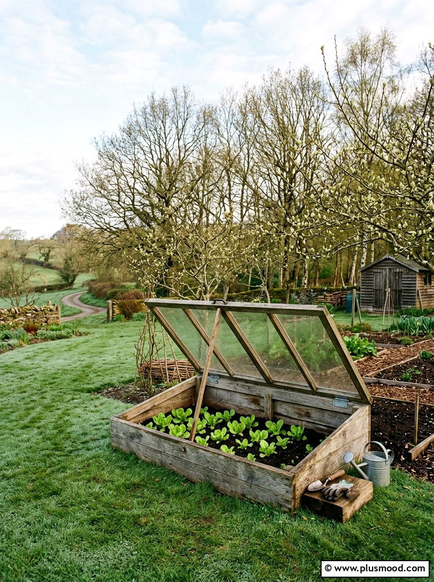 Cold Frame Garden - 25 small backyard ideas with vegetable garden