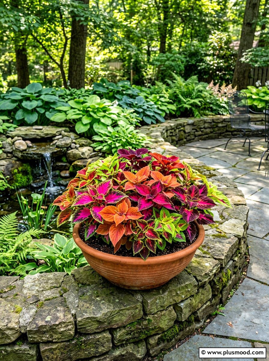 Coleus Shade Mix - 25 summer patio planter ideas