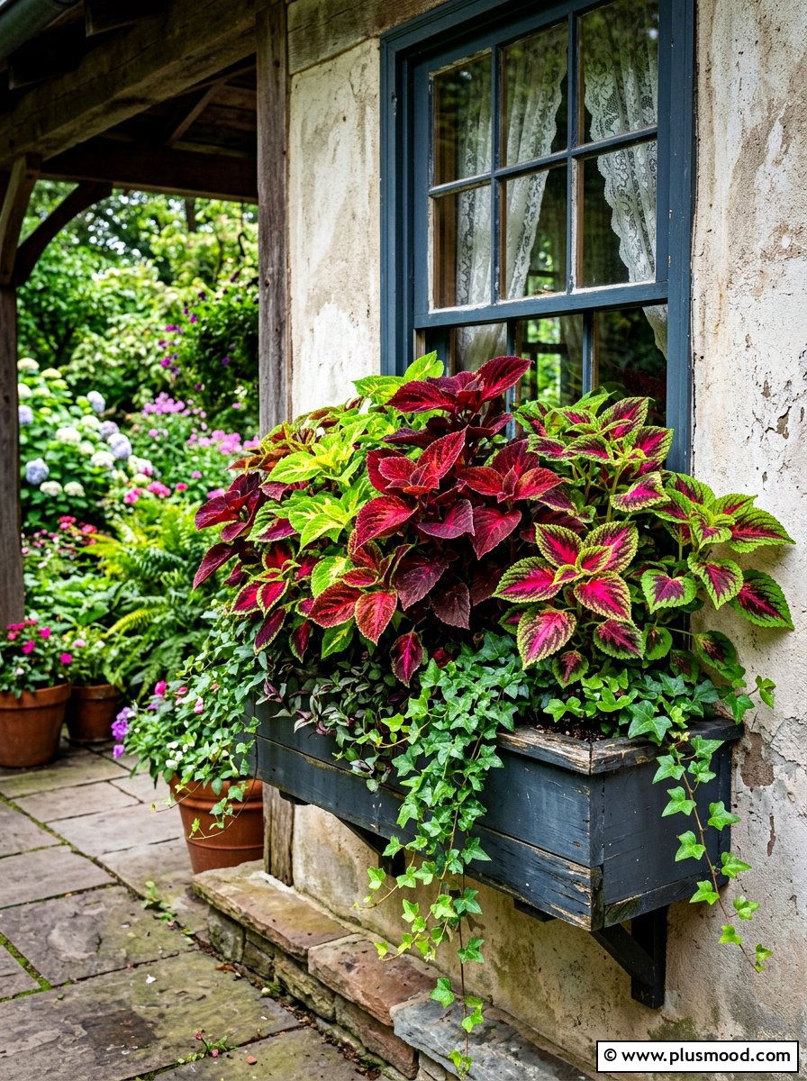 Coleus Window Box - 25 summer window box ideas for curb appeal