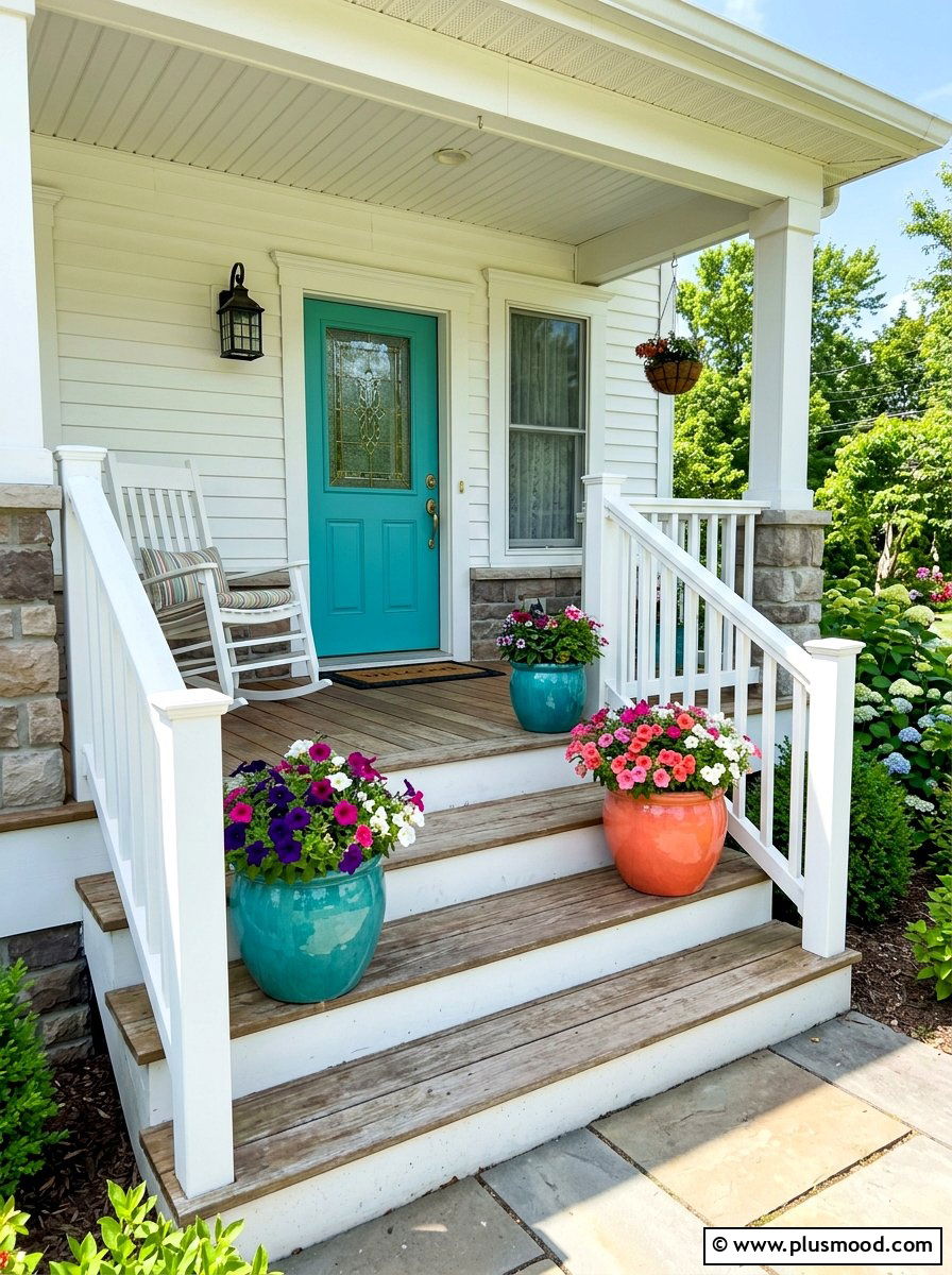 Colorful Glazed Ceramic Pot - 25 summer boho planter ideas