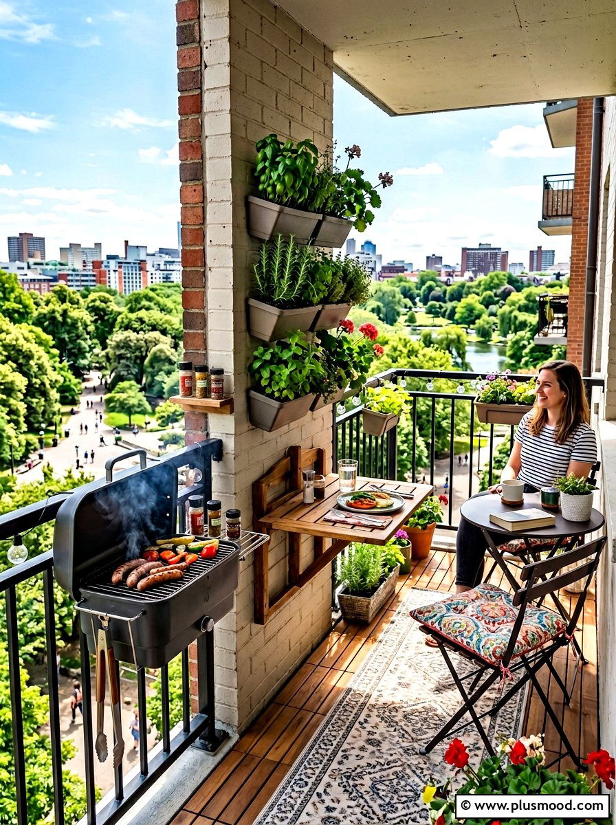 Compact Balcony Kitchen - 25 summer kitchen ideas