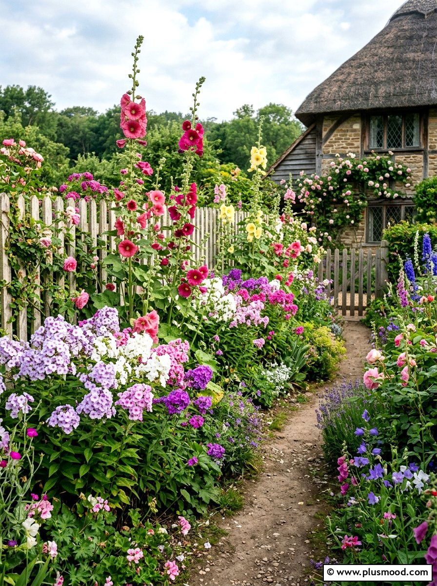 Compact Cottage Garden - 25 small backyard ideas with butterfly garden