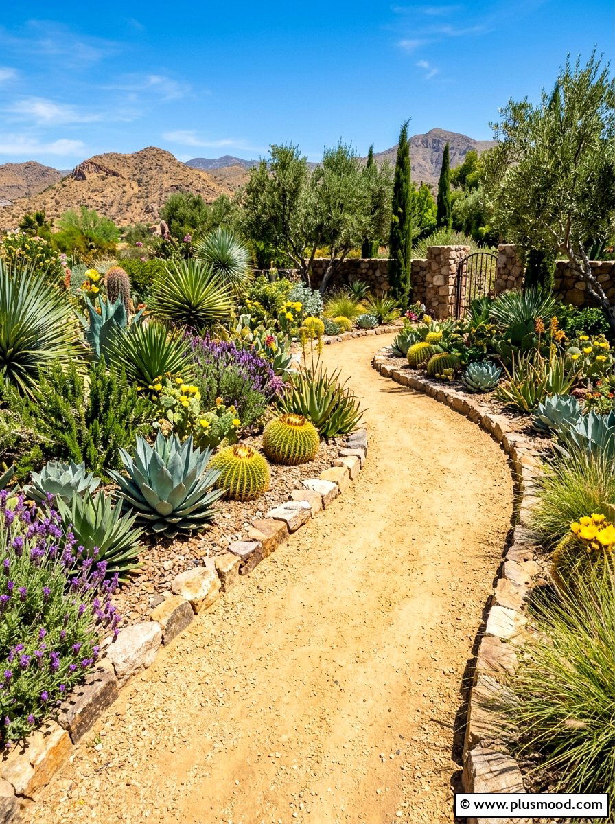 Compact Decomposed Granite Path - 25 summer garden pathway ideas