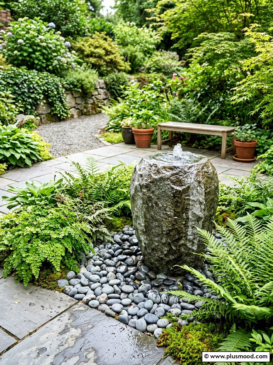 Compact Water Feature - 25 summer small garden ideas