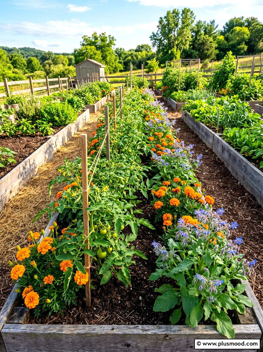 Companion Planting Garden Layout - 25 summer vegetable garden ideas