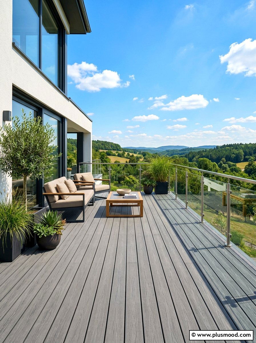 Composite Decking - 25 summer patio garden ideas