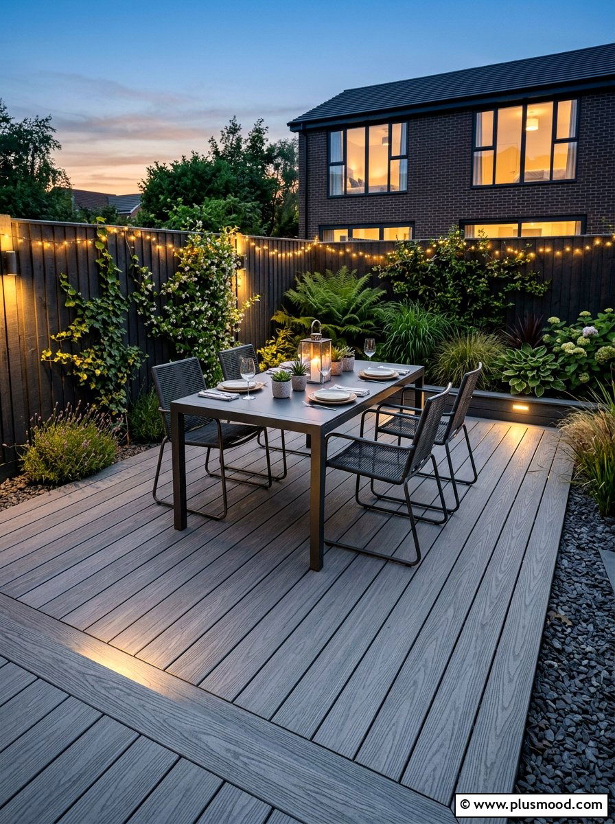 Composite Decking Small Yard - 25 small backyard ideas with raised patio