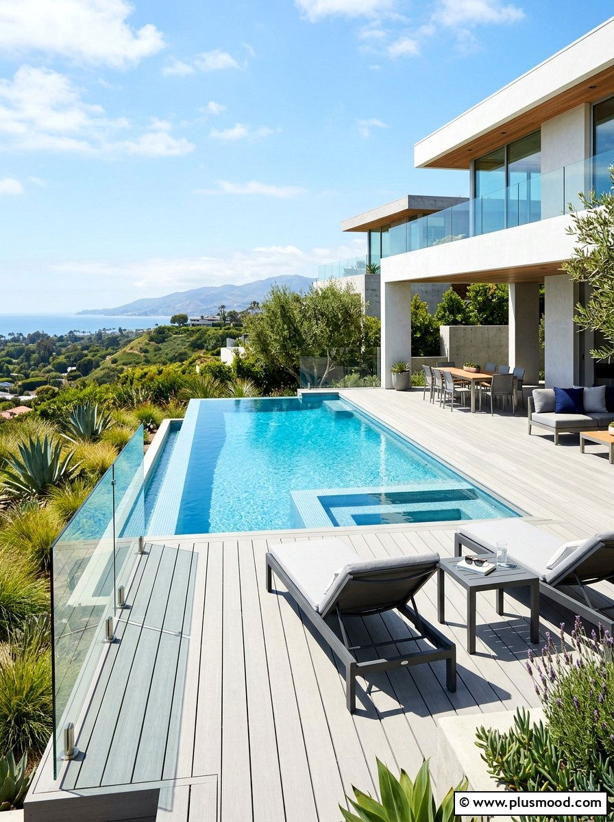 Composite Pool Deck - 25 summer pool deck ideas