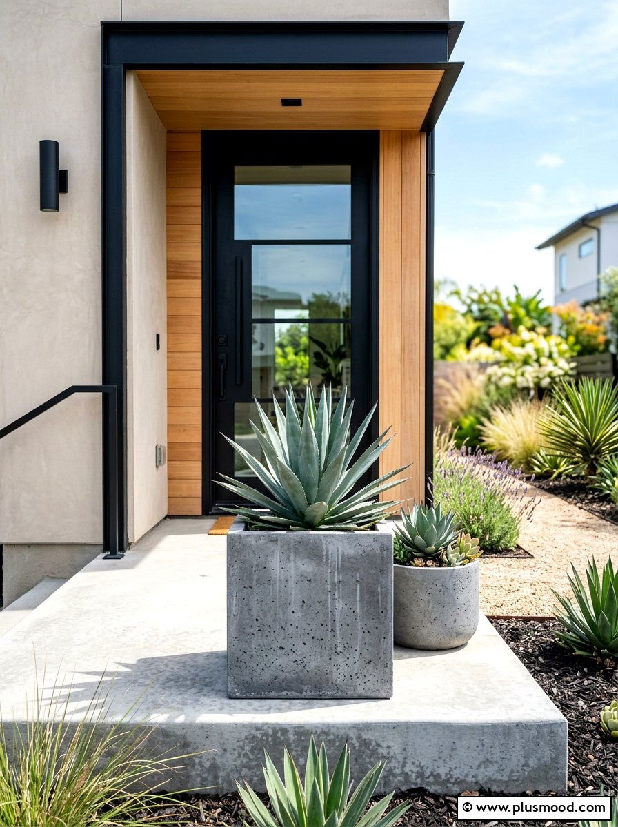 Concrete Front Porch Planter - 25 summer porch planter ideas