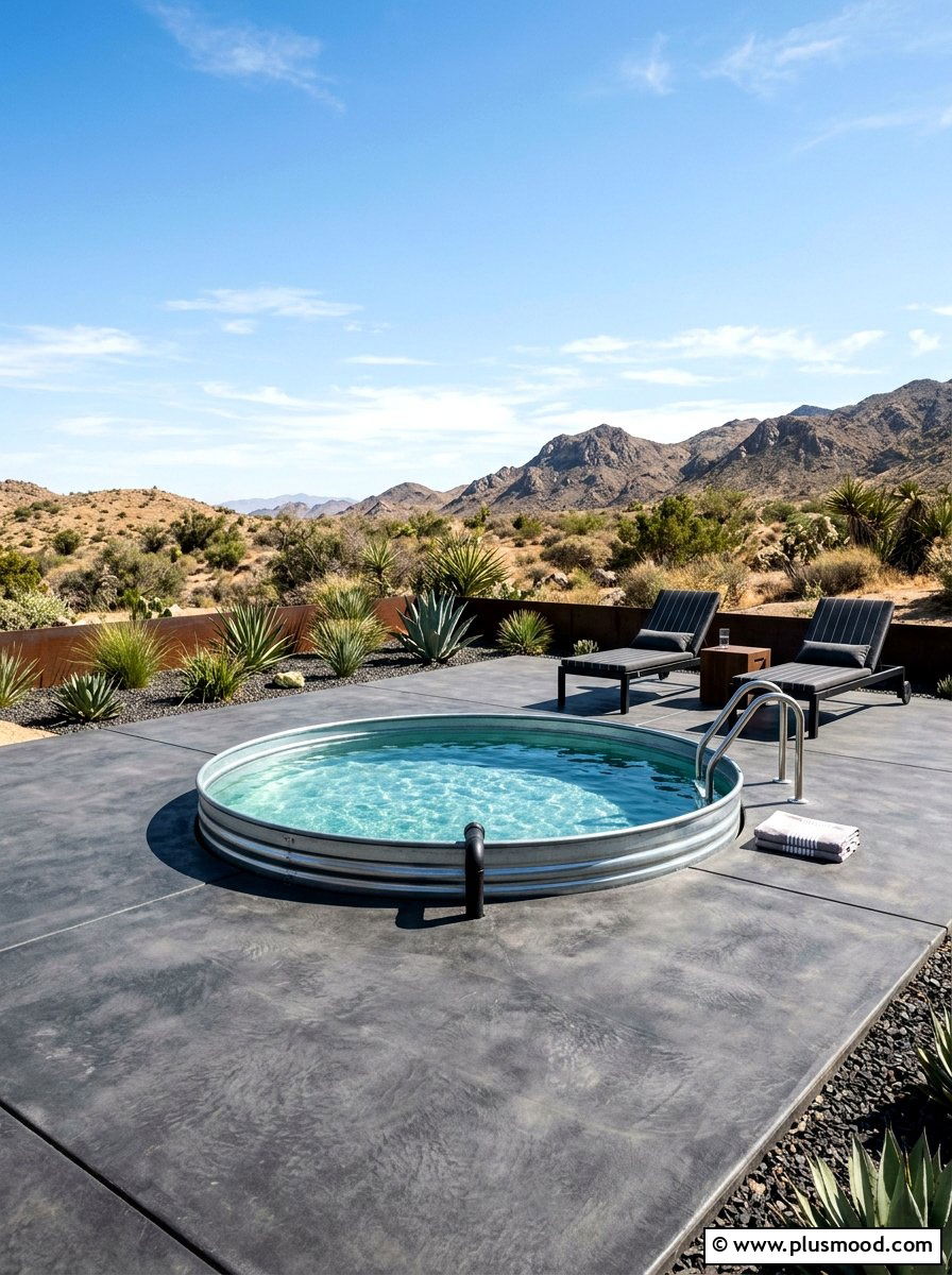 Concrete Pad Stock Tank Pool - 25 summer stock tank pool ideas