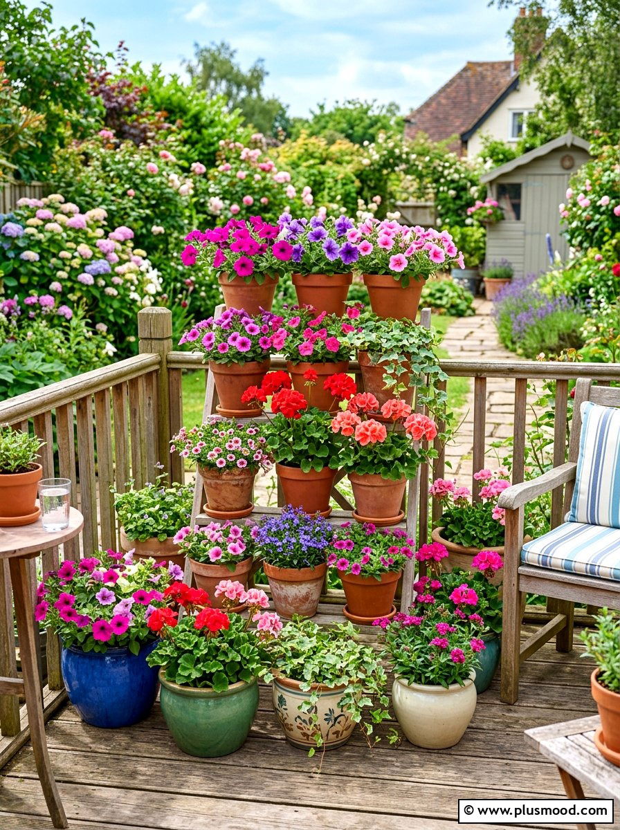 Container Flower Garden - 25 summer garden ideas