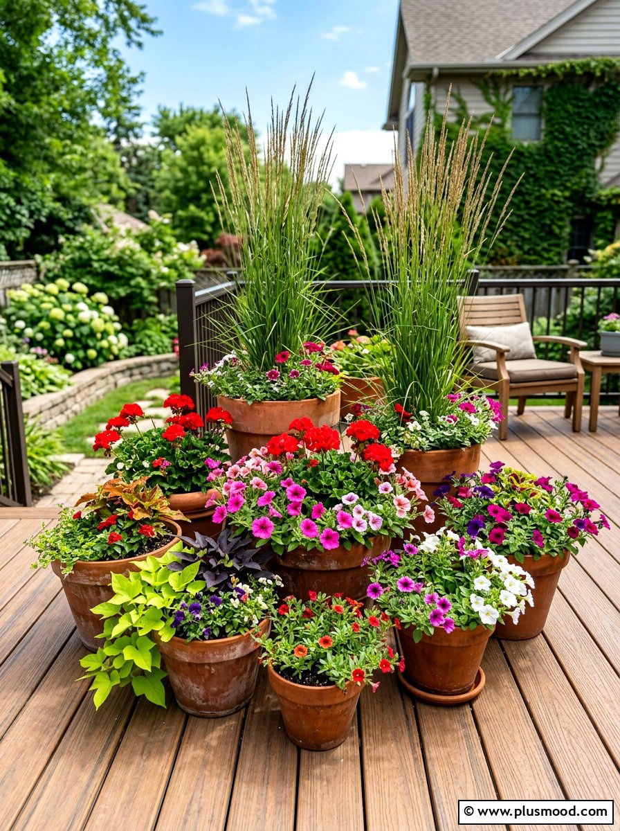 Container Garden - 25 summer landscaping ideas