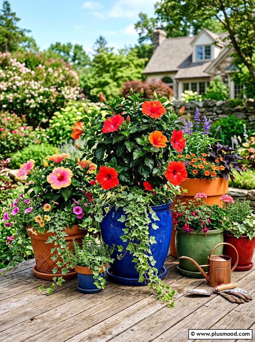 Container Garden Pots - 25 summer garden makeover ideas