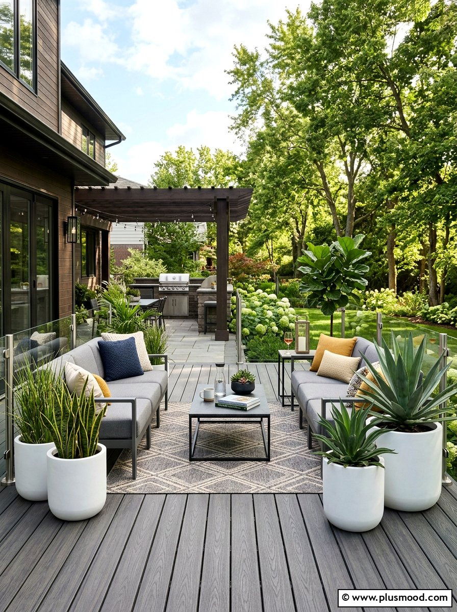 Contemporary Deck Decor - 25 trending summer garden ideas