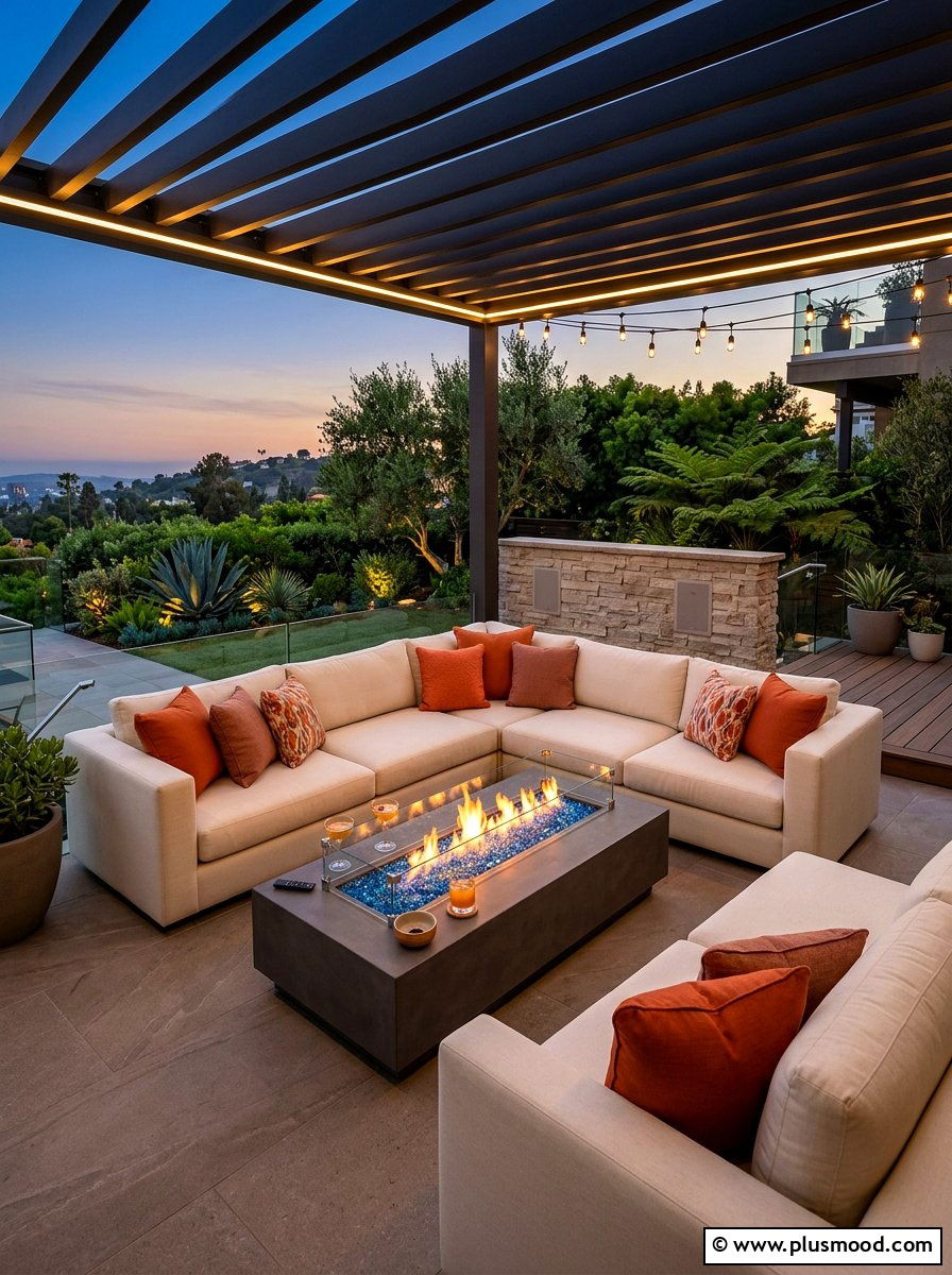 Contemporary Lounge - 25 summer patio decor ideas