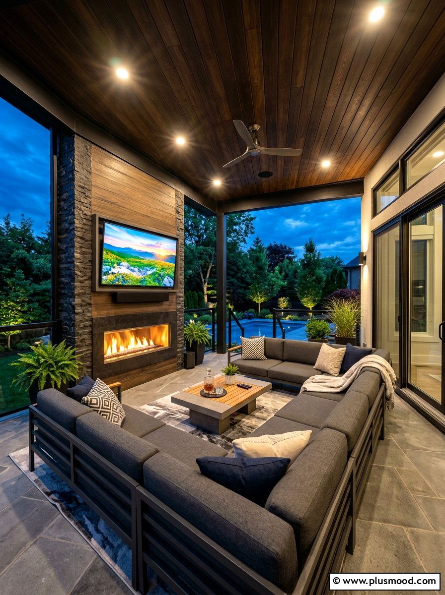 Contemporary Outdoor Living - 25 best summer porch ideas
