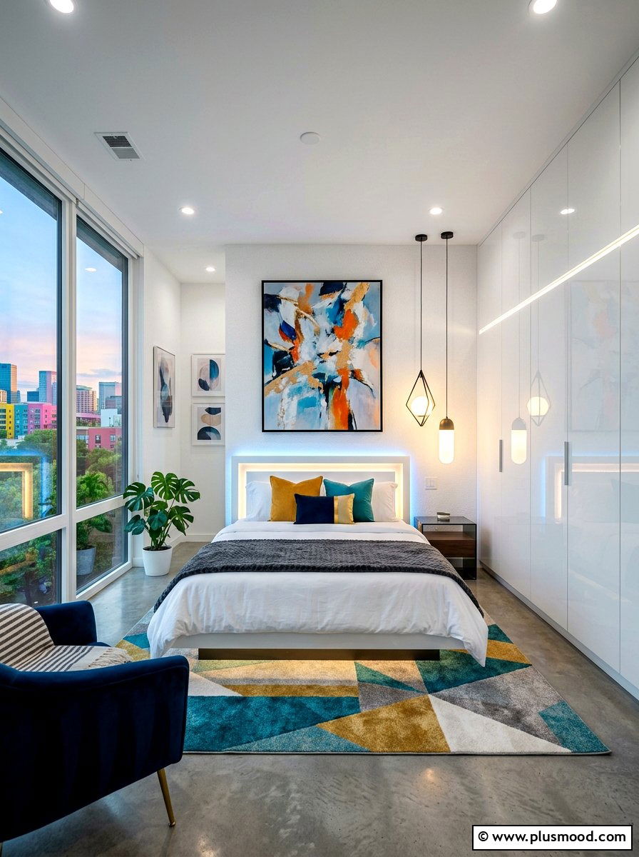 Contemporary White Bedroom - 25 white summer bedroom ideas
