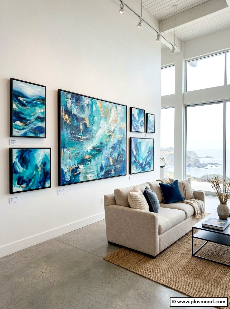 Contemporary ocean abstract gallery - 25 summer modern summer decor ideas