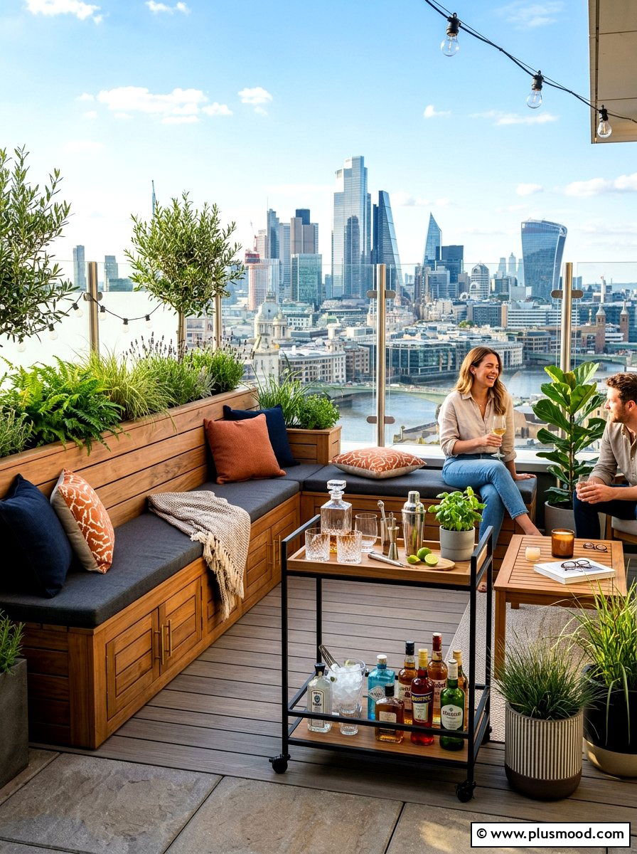 Contemporary urban patio terrace - 25 late summer patio decor ideas