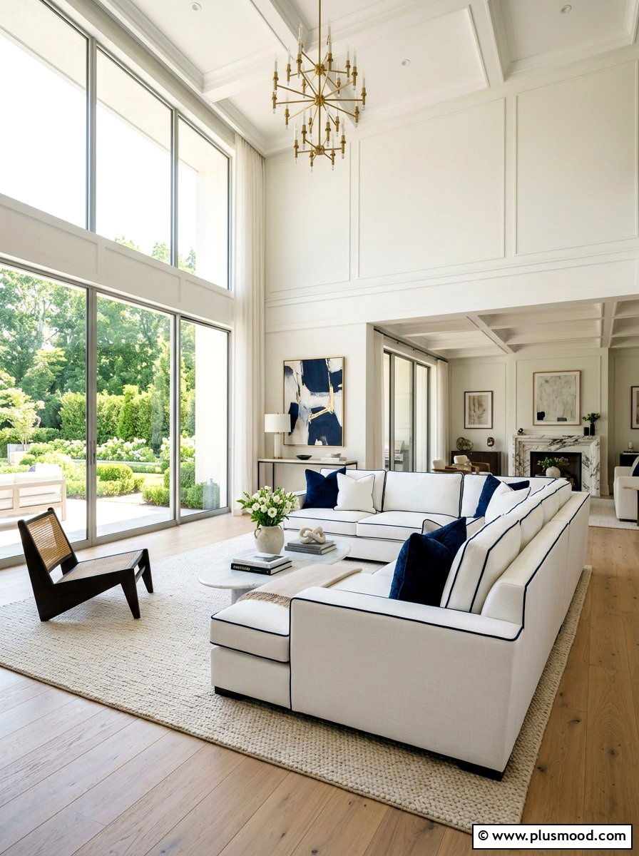 Contrast Trim Sofa Design - 25 summer sofa styling ideas