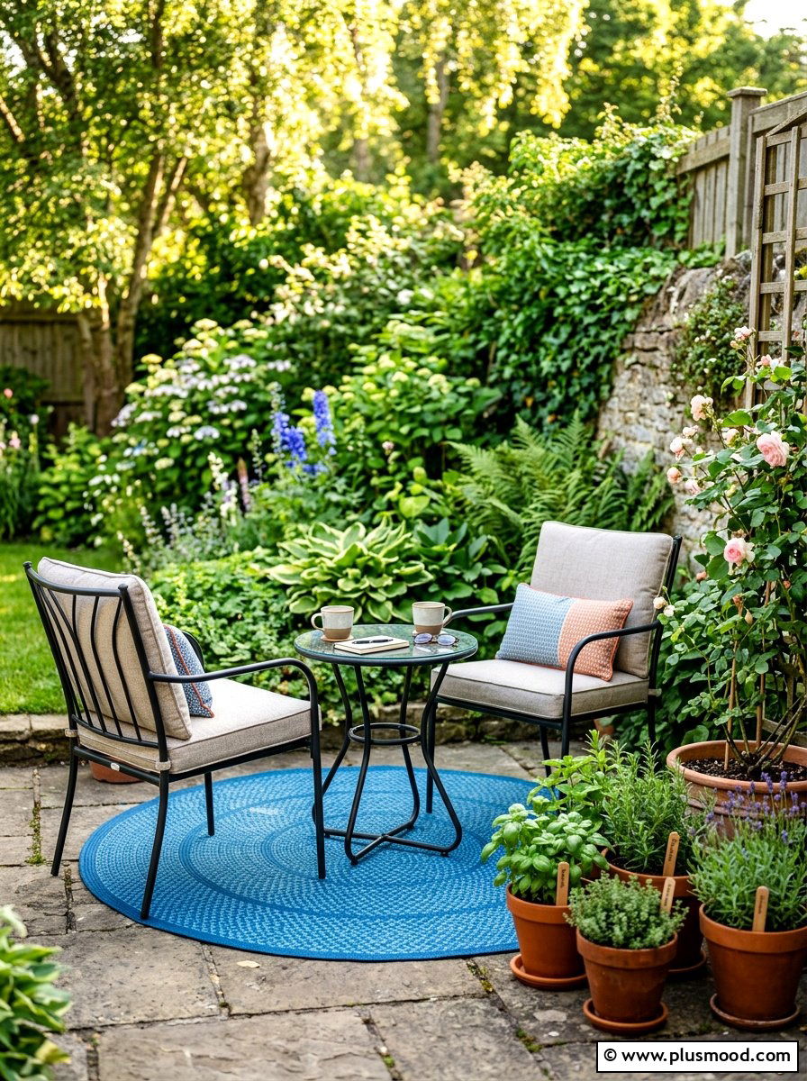 Conversation set for small patio - 25 summer backyard seating ideas for guests
