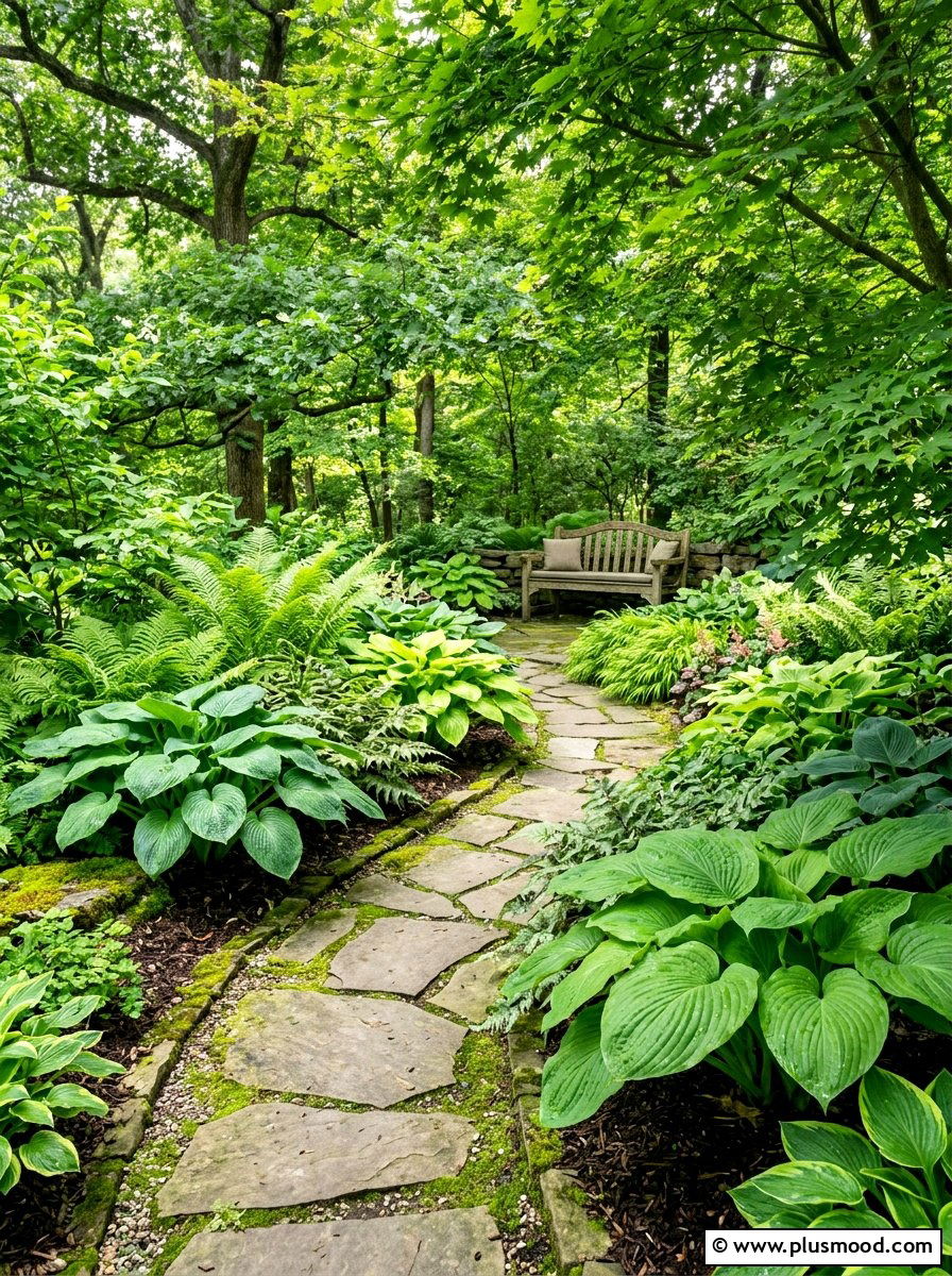 Cooling Shade Garden Retreat - 25 late summer garden ideas