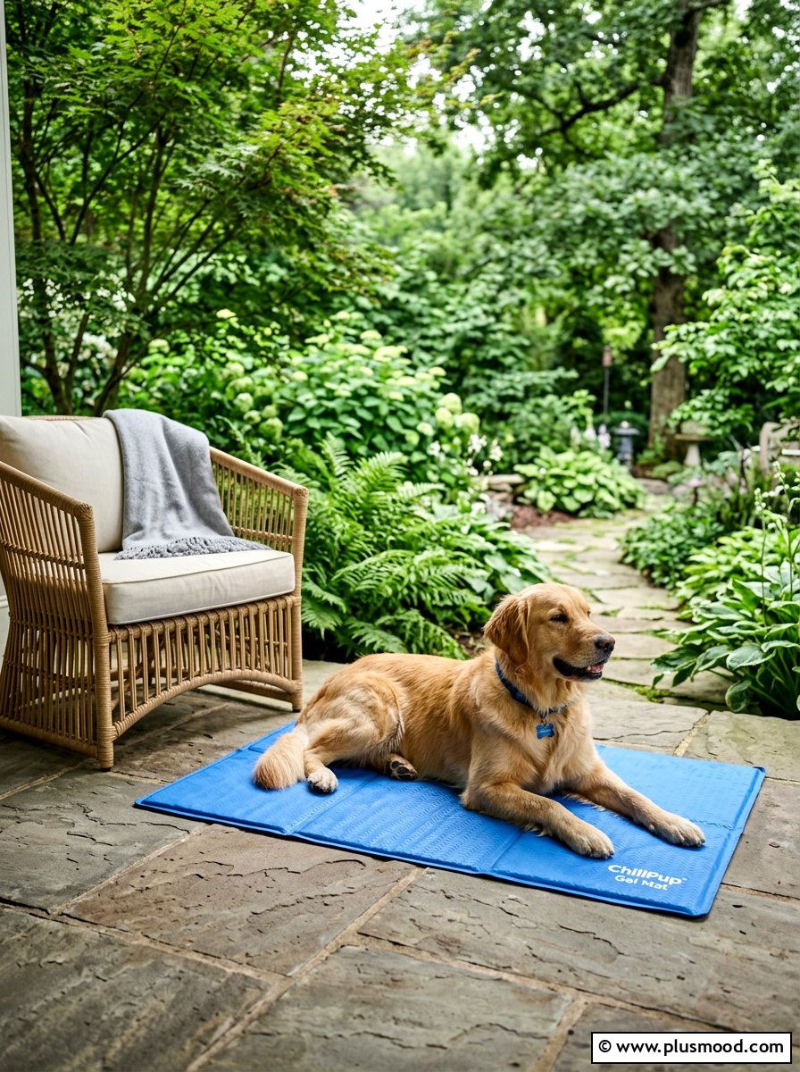 Cooling dog pad - 25 small backyard ideas for dogs