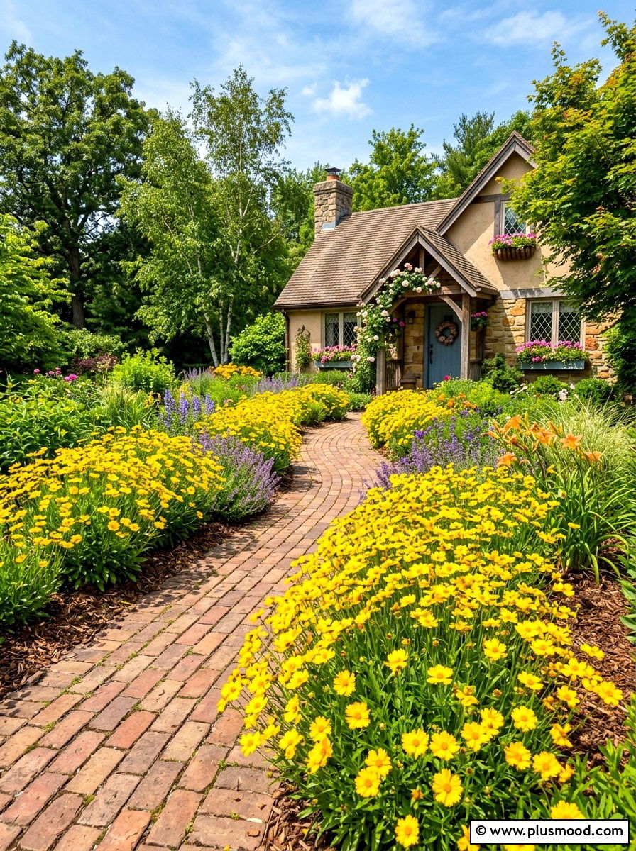 Coreopsis Sun Garden - 25 summer native plant landscaping ideas