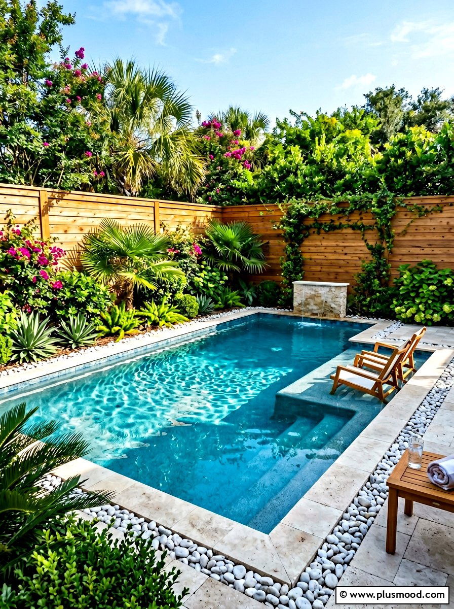 Corner Backyard Pool - 25 summer small pool backyard ideas