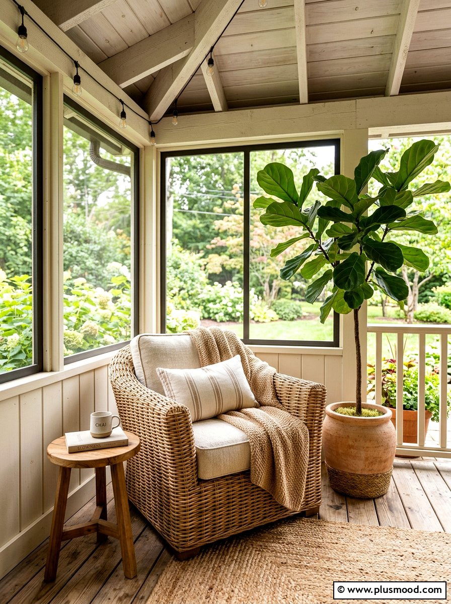 Corner Seating For Porch - 25 summer narrow porch ideas