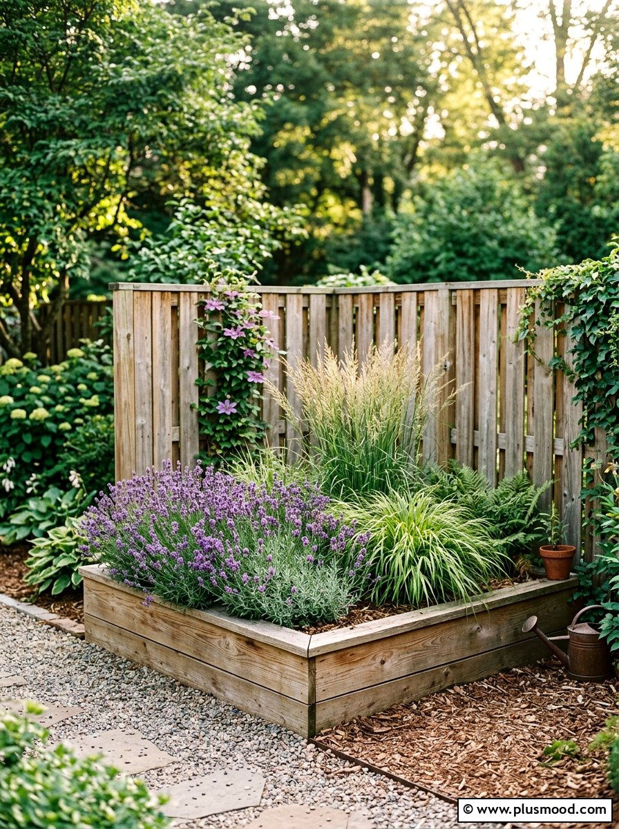 Corner garden bed - 25 small backyard ideas with raised garden