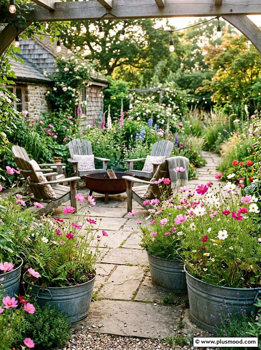 Cosmos For Wildflower Aesthetics - 25 summer patio flower ideas