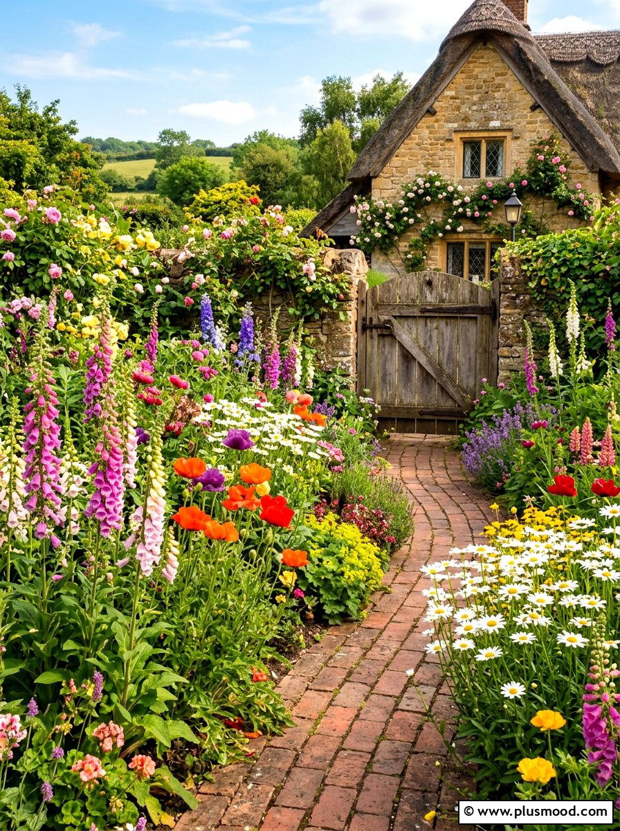 Cottage Flower Bed - 25 summer garden layout ideas