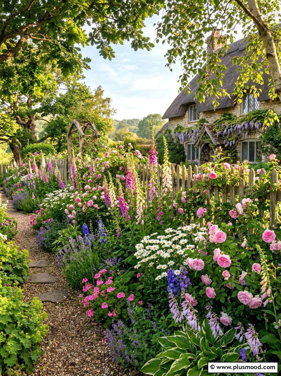 Cottage Garden Flower Border - 25 summer garden border ideas