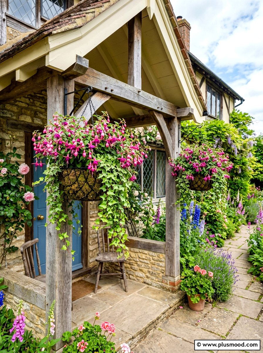 Cottage Garden Hanging Basket - 25 summer cottage garden ideas