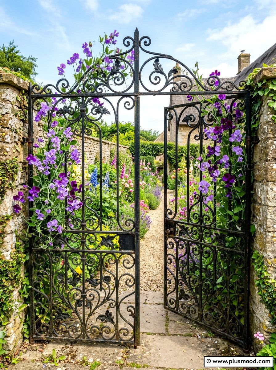 Cottage Garden Iron Gate - 25 summer cottage garden ideas