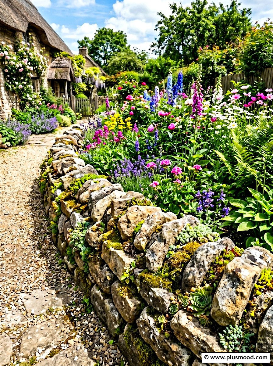 Cottage Garden Rock Edging - 25 summer cottage garden ideas