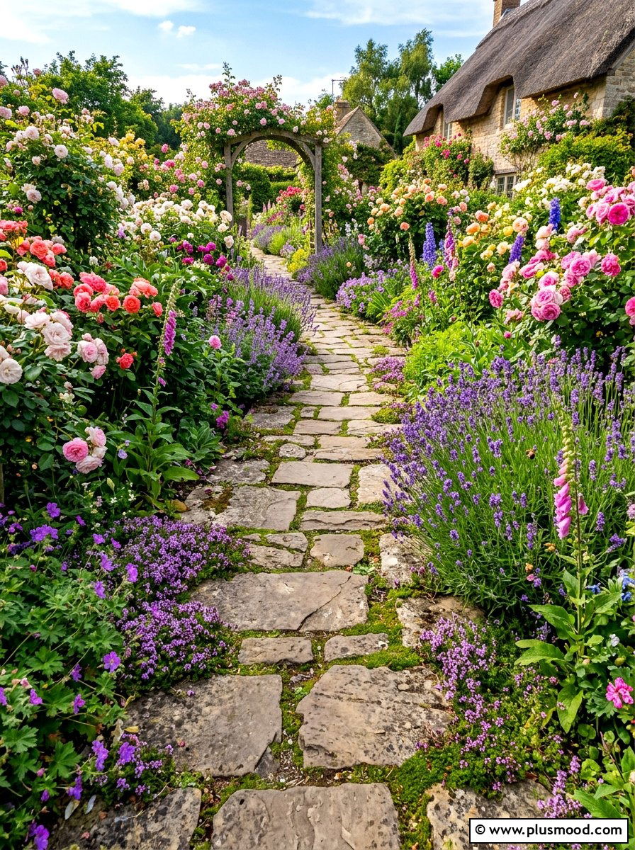 Cottage Garden Stone Path - 25 summer cottage garden ideas