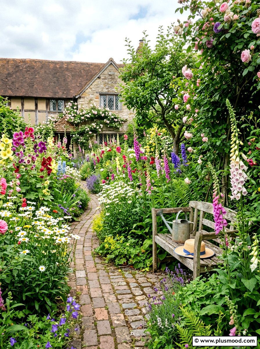 Cottage Garden Style - 25 small backyard ideas with garden